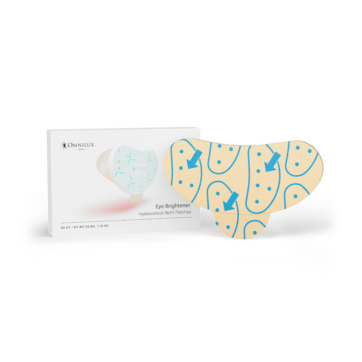 Omnilux Eye Brightener Hydrocolloid Refill Patches (20 ct)